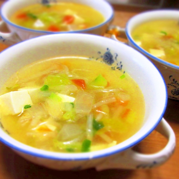 スイカと豆腐のスープ